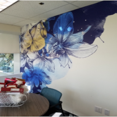 No More White Walls: Refreshing an Office Space with Vinyl Wall Art